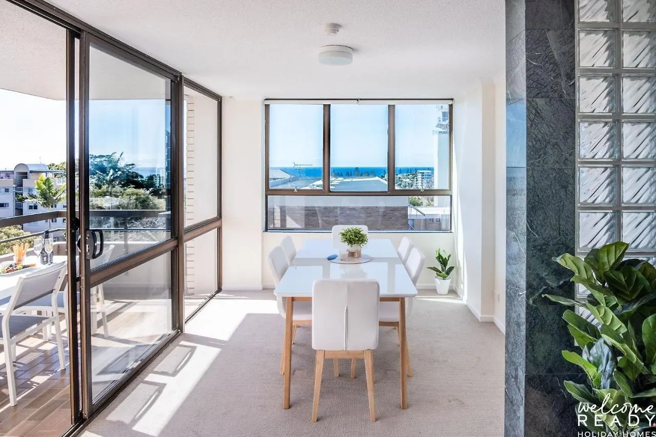 Retro Style Apartment Kings Beach With Ocean Views Caloundra 0*,